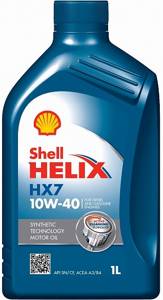 SHELL HELIX HX7 10w40 API SM/CF, ACEA A3/B3/B4  1л, масло моторное